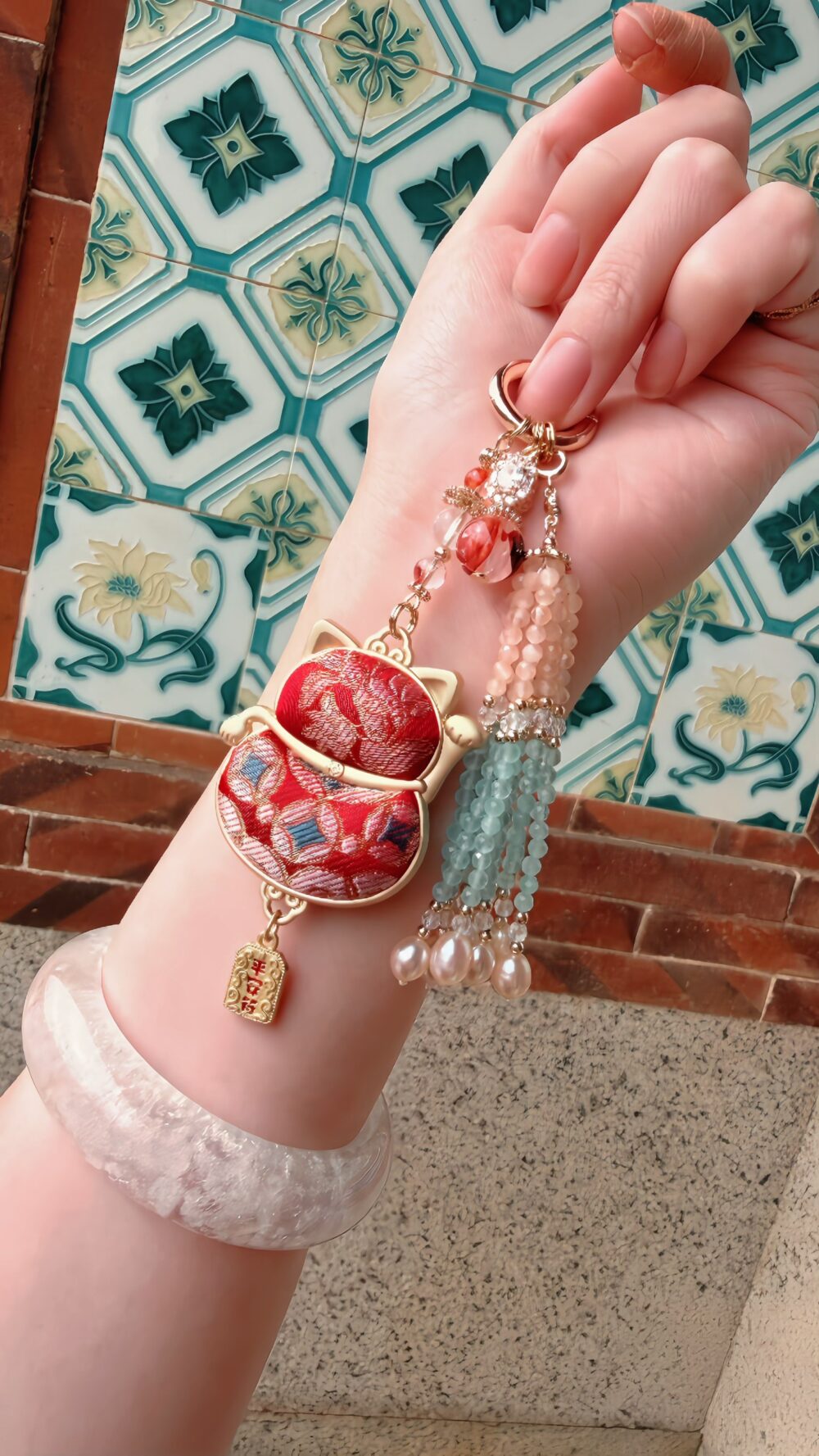 LINE_ALBUM_2026121_260121_2 宋錦招財貓水晶吊飾» »⌒・*:.。.